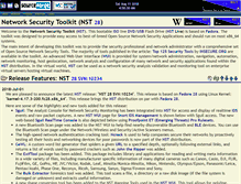 Tablet Screenshot of networksecuritytoolkit.org